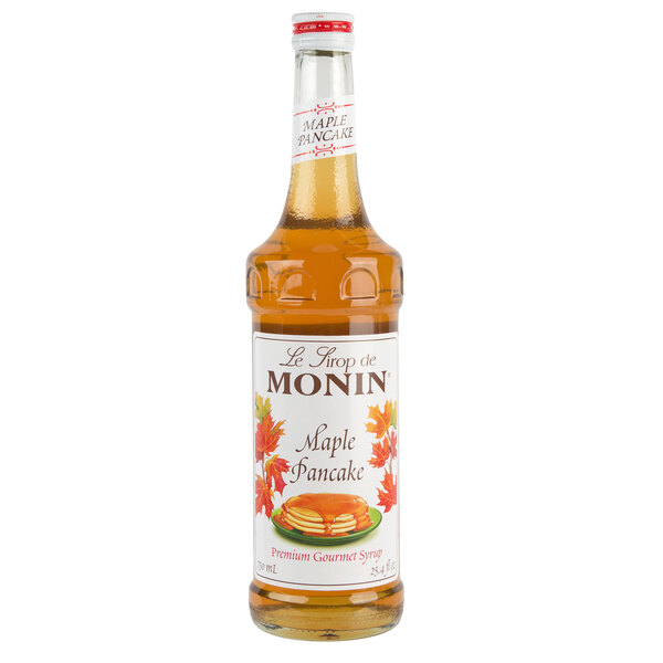 Monin 750 mL Premium Maple Pancake Flavoring Syrup
