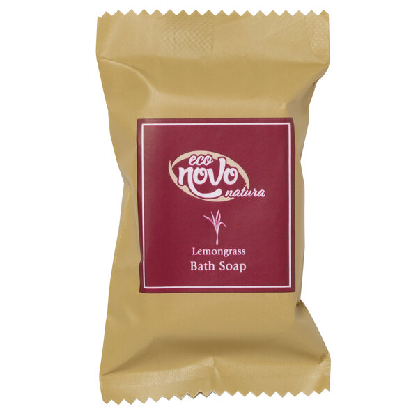 Noble Eco Novo Terra 0.42 oz. Wrapped Round Glycerin Hotel and Motel Bath  Soap Disc - 1000/Case