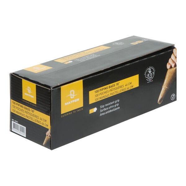 Matfer Bourgeat 165019 18" Standard Disposable Pastry Bags - 100/Roll