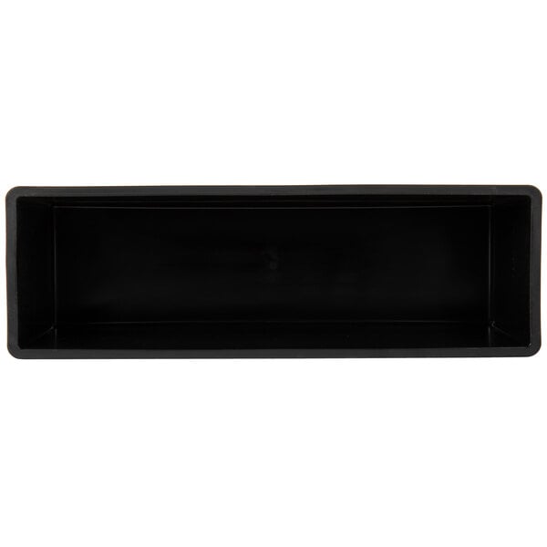 A black rectangular Matfer Bourgeat bread loaf pan with a lid.