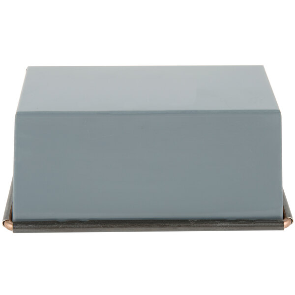 A gray rectangular Matfer Bourgeat bread loaf pan.