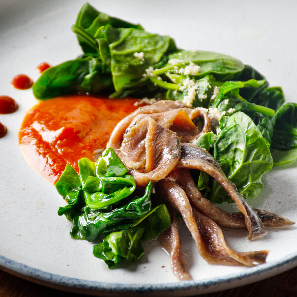 28 oz. Flat Anchovy Fillet Portions in Soya Oil