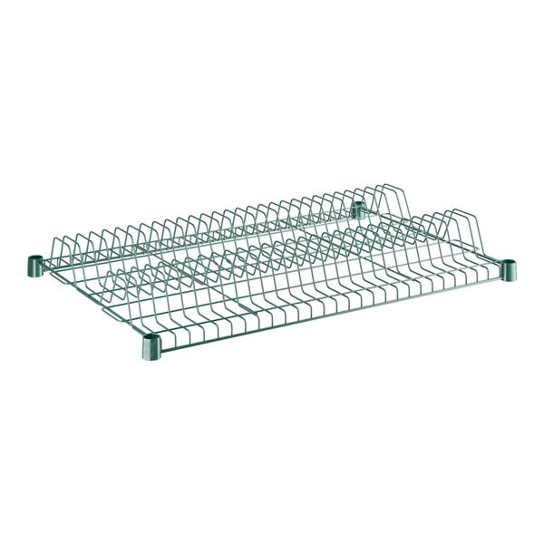 A green epoxy wire shelf for a Regency rack.