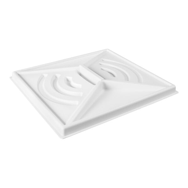 A white rectangular night cover designed for Avantco CPW-47-HC and CPSS-47-HC units.