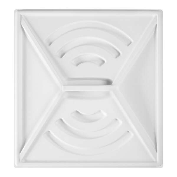 A white square night cover designed for Avantco CPW-47-HC and CPSS-47-HC units.