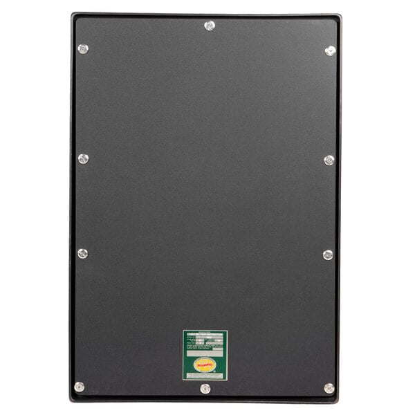 A black rectangular Ashland PolyTrap grease trap with threaded connections.