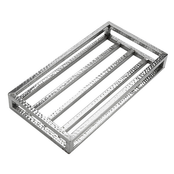American Metalcraft HMCL 17 1/4" x 9 1/2" Rectangular Hammered