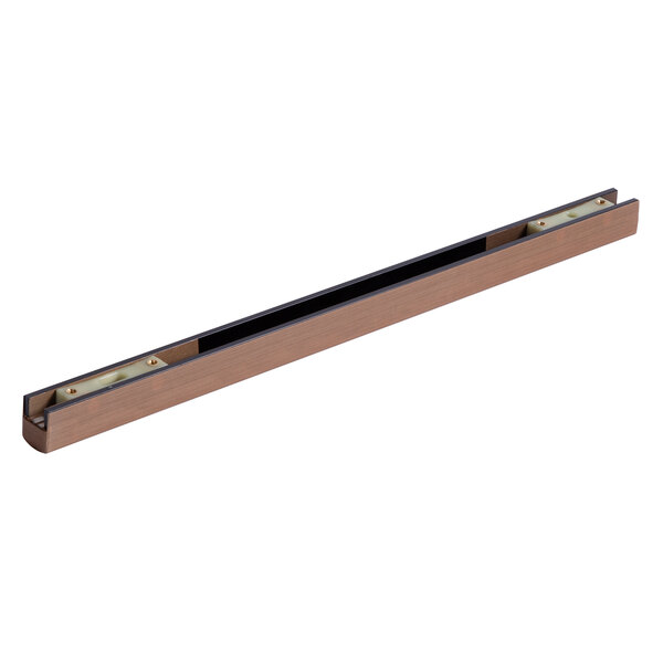 A long rectangular brown and black VacPak-It seal bar.