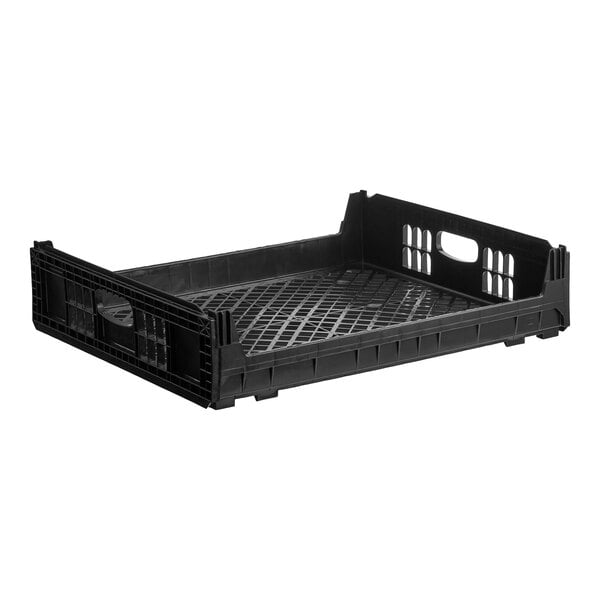 Orbis NPL650 27" x 22" x 6" Customizable Black Bakery Bread Tray / Bread Rack