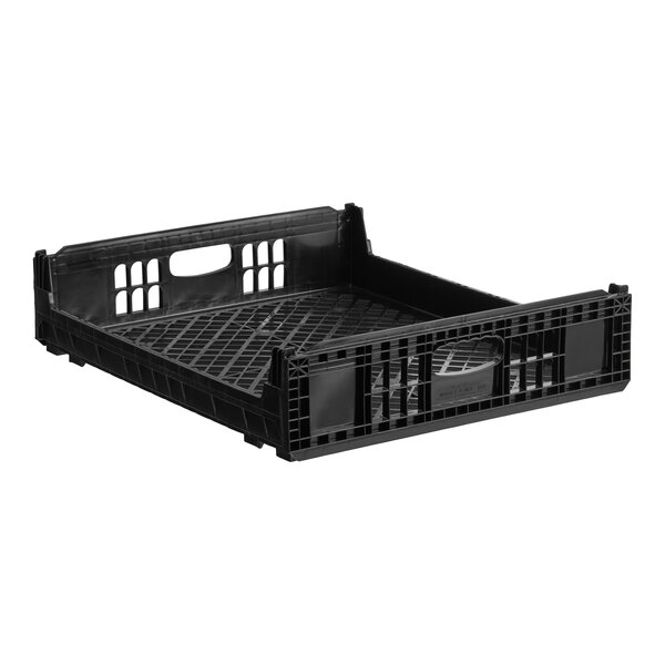 Orbis NPL650 27" x 22" x 6" Customizable Black Bakery Bread Tray / Bread Rack