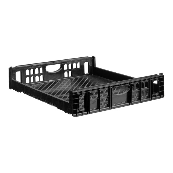 Orbis NPL660 29" x 26" x 6" Customizable Black Bakery Bread Tray / Bread Rack