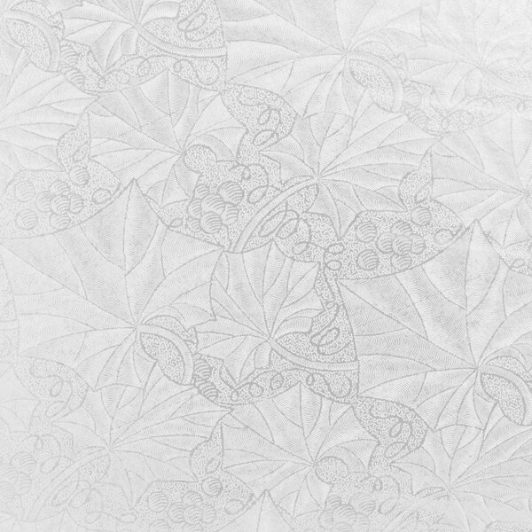 A white background with leaves.