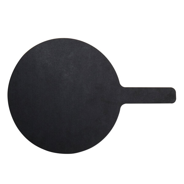 American Metalcraft MPB1015 10" Round Pressed Wood Black Pizza Peel
