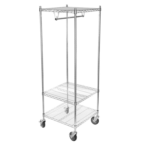 Regency 24 X 24 X 69 Chrome Mobile Garment Rack