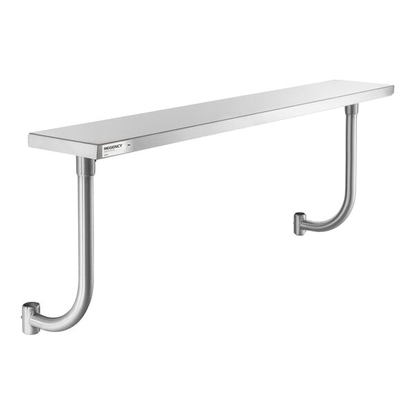Regency 10" x 60" Stainless Steel Adjustable Work Surface for 60" Long Equipment Stands