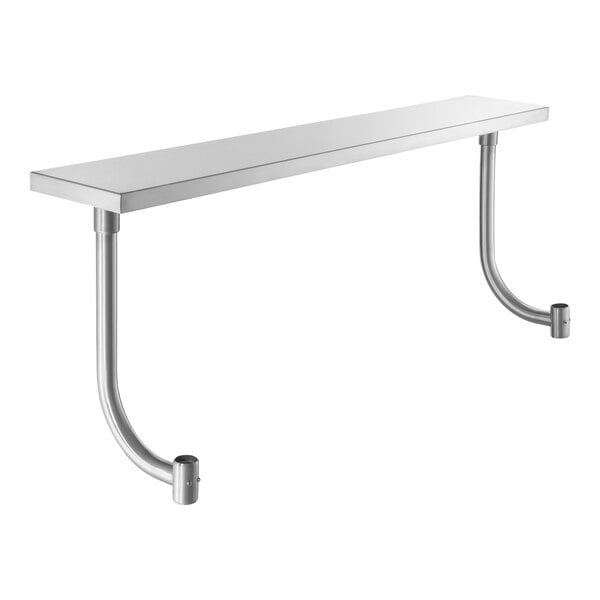 Regency 10" x 60" Stainless Steel Adjustable Work Surface for 60" Long Equipment Stands