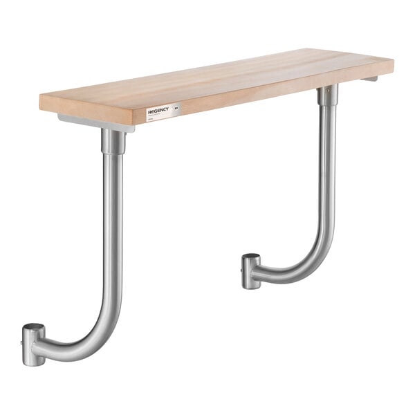 Regency 10" x 36" Wooden Adjustable Cutting Board for 36" Long Equipment Stands