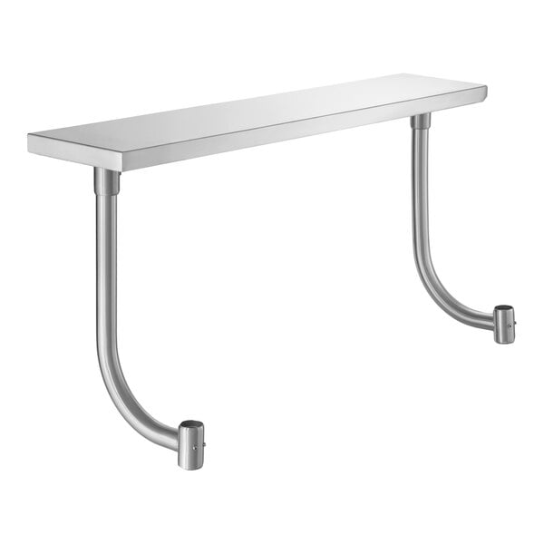 Regency 10" x 48" Stainless Steel Adjustable Work Surface for 48" Long Equipment Stands