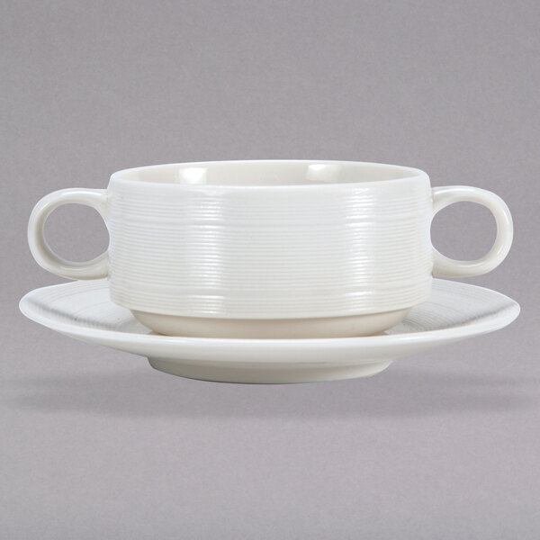 porcelain soup cups