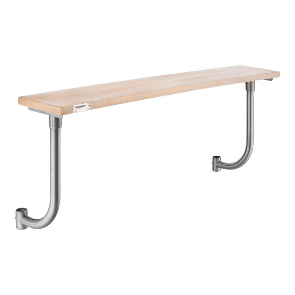 Regency 10" x 60" Wooden Adjustable Cutting Board for 60" Long Equipment Stands