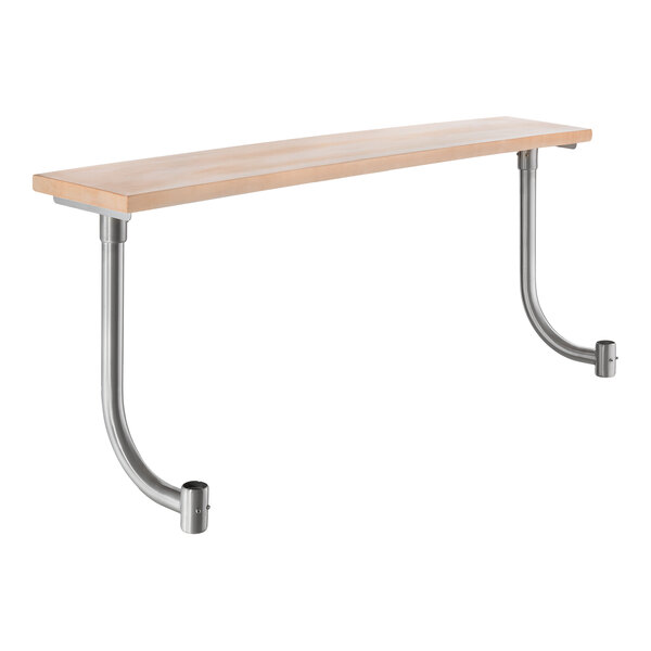 Regency 10" x 60" Wooden Adjustable Cutting Board for 60" Long Equipment Stands
