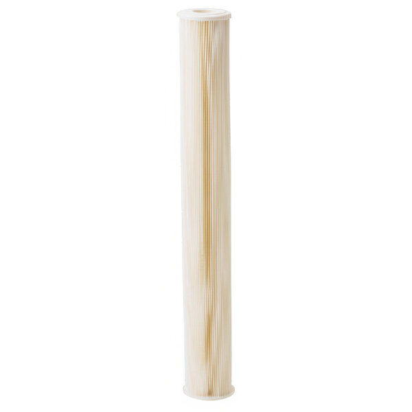 An Everpure ECP5-20 filter cartridge with white and orange vertical lines.
