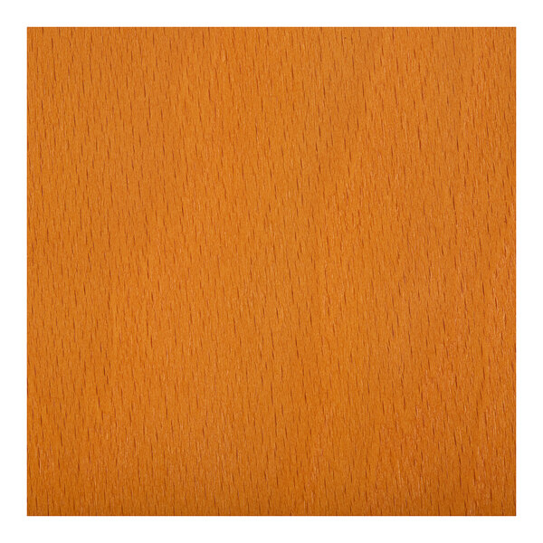 A square cherry wood seat with a clear coat finish, designed for a cross back bar stool.