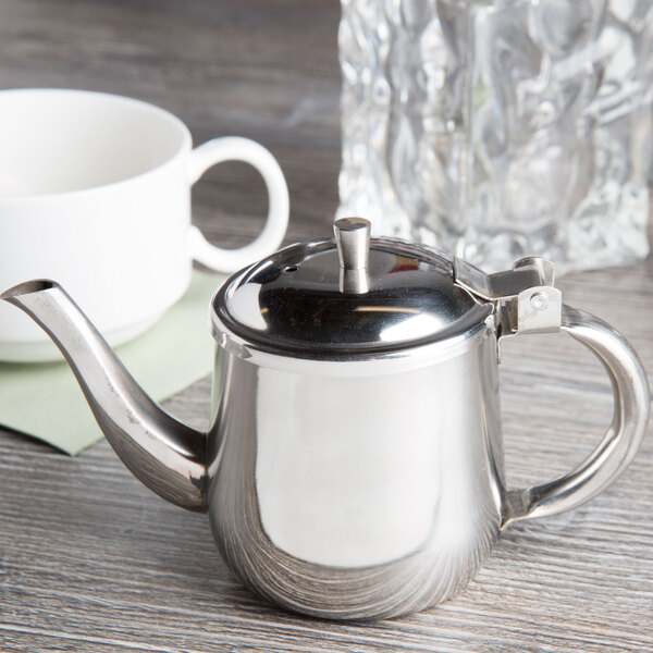 10 oz. Stainless Steel Gooseneck Teapot