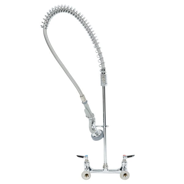 T S B Easyinstall Wall Mounted High Pre Rinse Faucet With Adjustable Centers