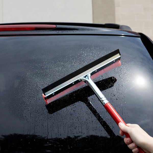 Multifunctional Mesh Sponge Squeegee Dual Head Auto Car Window Cleaning Squeegee 