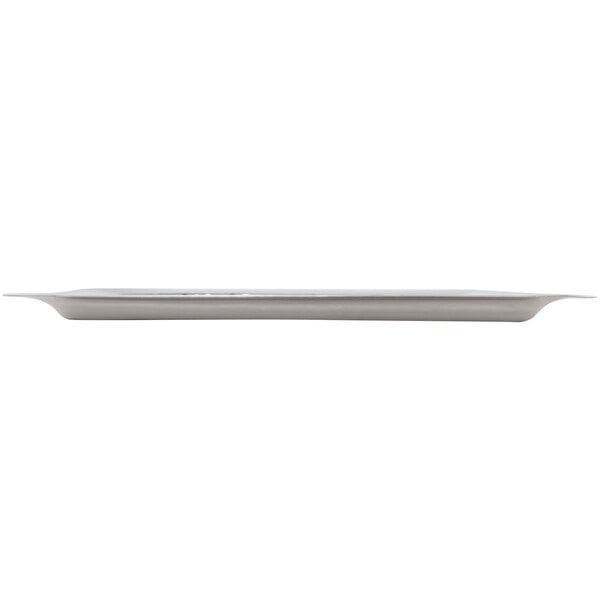 An American Metalcraft hammered stainless steel rectangular tray.