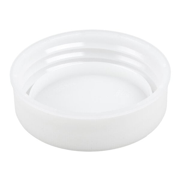 TableCraft 63FCAP White End Cap for Bottles with 63 mm Opening - 12/Pack
