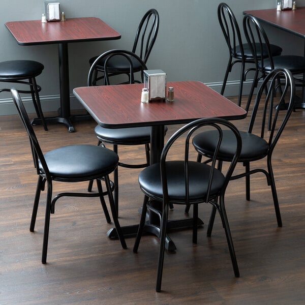 Black for sale online Flash Furniture XU-T2230-GG 22'' x 30'' Restaurant Table X-Base with 3''D Table Height Column 