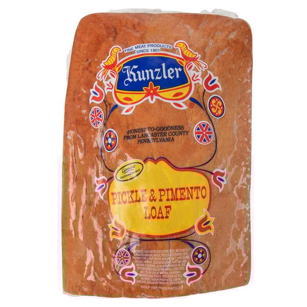Kunzler 5 lb. Pickle and Pimento Loaf 2/Case