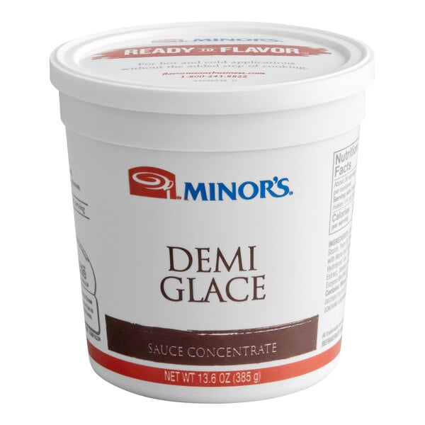 Minor's Demi Glace Sauce Concentrate 13.6 oz. - 6/Case