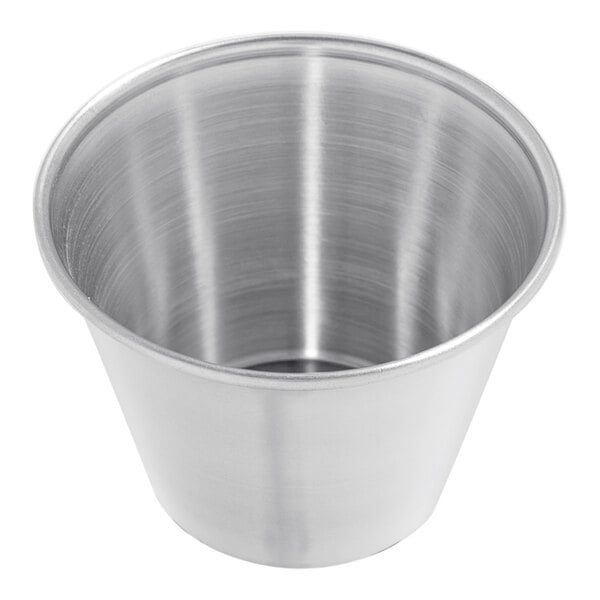 Reusable Condiment Containers Stainless Steel Sauce Cup with