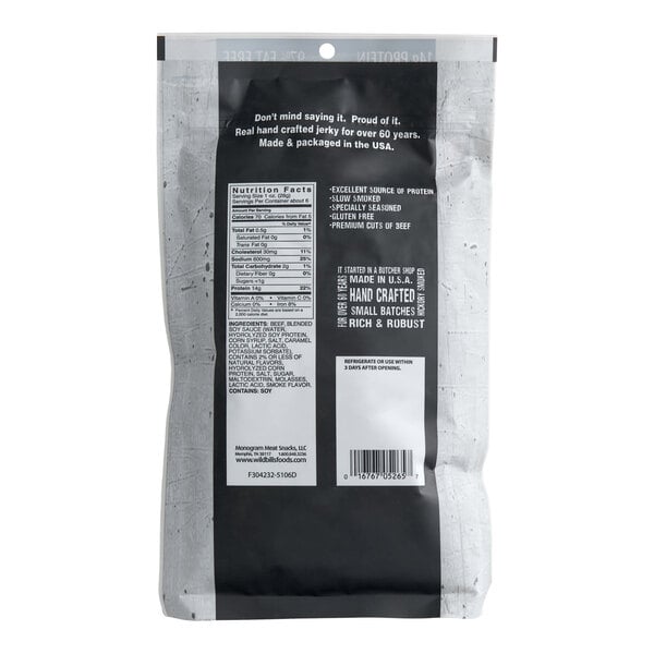 Wild Bill's 6.5 oz. Hickory-Smoked Beef Jerky