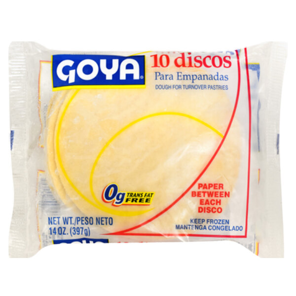 Goya Empanada Dough 10 Pack 24 Case 5 WebstaurantStore