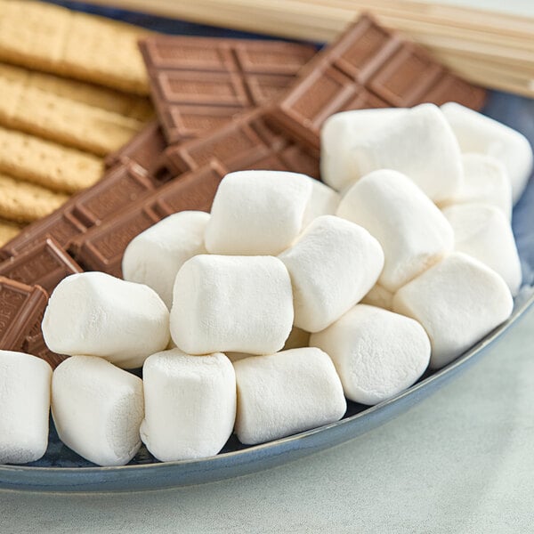 A close up of a Clown white marshmallow.
