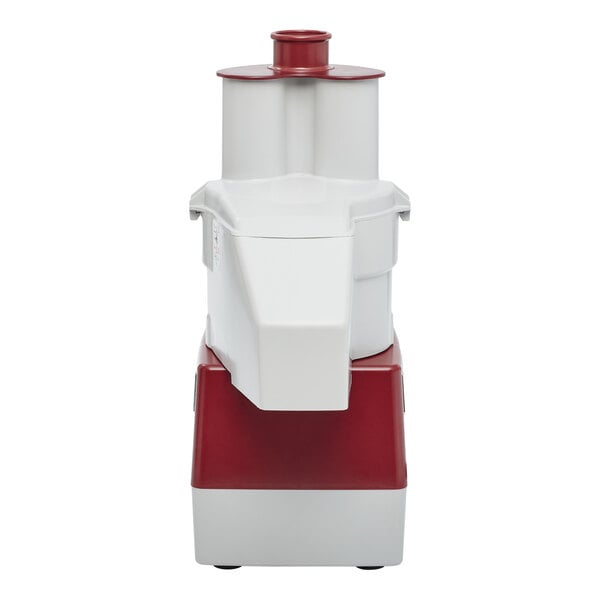 Robot Coupe R2CLR DICE Combination Food Processor with 3 Qt. / 3 Liter Clear Bowl, Continuous Feed & 4 Discs - 2 hp