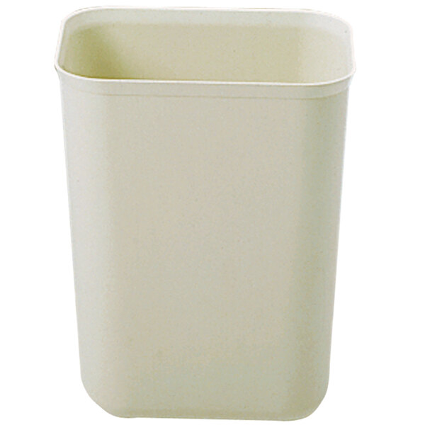 Rubbermaid FG254000BEIG 7 Qt. / 1.75 Gallon Beige Rectangular Fire