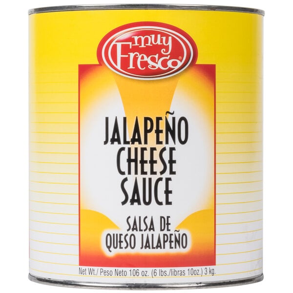 Muy Fresco Jalapeno Nacho Cheese Sauce 10 Can 6/Case