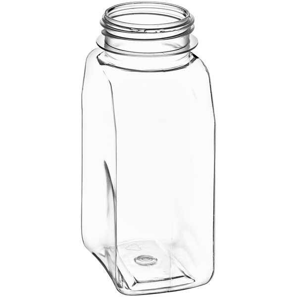 16 oz Clear PET Plastic Spice Jar