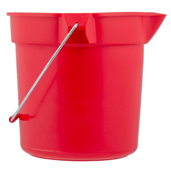 Rubbermaid BRUTE Bucket Red 10QT