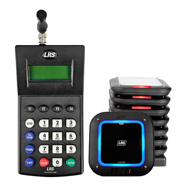 A close-up of the LRS Connect Pro Guest Paging System keypad.