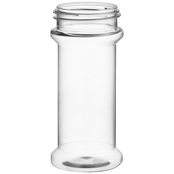 125ml Round Plastic Spice Bottles Food Grade Clear PET Spice Jar