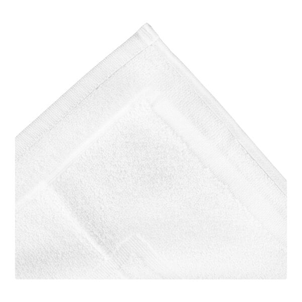 Oxford Platinum 22" x 34" 100% Ringspun 2-Ply Cotton Hotel Bath Mat with Dobby Twill Hem 9.5 lb. - 60/Case