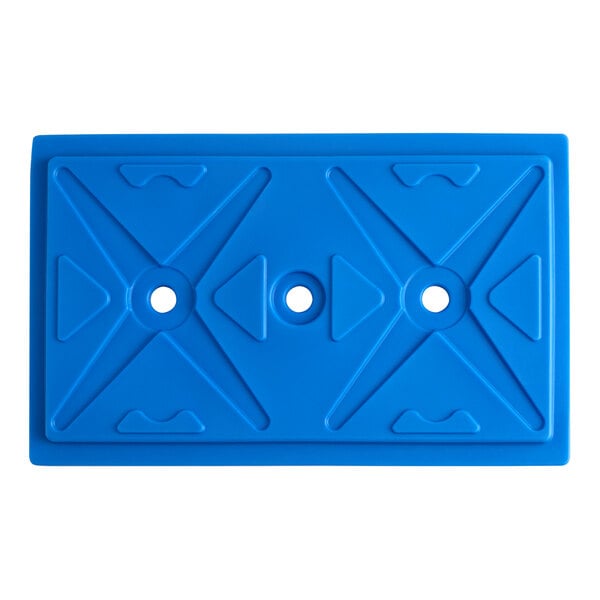 CaterGator Blue Full Size Ice Board for Food Pan Carriers - 20 3/4" x 12 3/4" x 1 1/2"