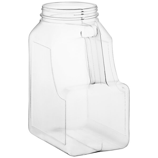 Plastic Spice Jars - 8 oz, Unlined, Black Cap