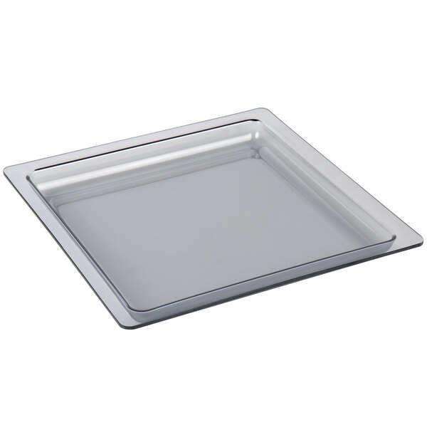 A Frilich square plastic cooling plate display set with a black border on a white background.